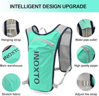 INOXTO Running Hydration Vest Backpack,Lightweight Insulated Pack with 1.5L Water Bladder Bag Daypack for Hiking Trail Running Cycling Race Marathon for Women Men