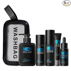 LAIKOU Skin Care Set, Gifts for Men, Skincare Gift Set, Men Skincare with Facial Cleanser, Toner, Lotion, Eye Cream, Serum Father's Day Christmas Birthday Valentines for Him Dad Husband Boyfriend