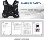 Sportneer Weighted Vest for Women Men: 8lbs/12lbs/15lbs/20lbs/25lbs Weight Vest with Detachable Phone Pouch Rucking Vest for Women Walking Strength Training Muscle Building Weight Loss