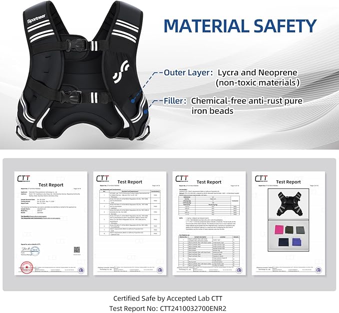Sportneer Weighted Vest for Women Men: 8lbs/12lbs/15lbs/20lbs/25lbs Weight Vest with Detachable Phone Pouch Rucking Vest for Women Walking Strength Training Muscle Building Weight Loss