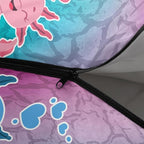 HOSIMA Cartoon Axolotl Sleeping Bags for Kids 10-12,Blue Cartoon Kids Sleeping Bags for Girls Boys,Compact Sleeping Bag for Camping Essentials and Hiking.