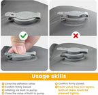 Ultralight Camping Sleeping Pad with Built-in Pillow & Foot Pump, Compact Inflatable Air Mattress for Backpacking, Hiking, Tent, Travel Camp & Outdoor Adventures