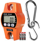Digital Hanging Scale 660 Lb 300 Kg Hanging Digital Scale, Handheld Mini Crane Scale with Hooks for Farm Hunting Fishing Outdoor