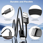 Car Carplay Cable for iPhone 17 Pro Max/Air/16/15 Pro Max/Plus/16e Cables,2Pack USB A to USB C for iPhone USB C Cord,USB C Cable for iPad Pro/iPad Air Android Charger Cord Type-C Charging Cable 6FT