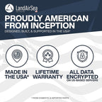LandAirSea Overdrive Permanent GPS Tracker - Includes Waterproof Hardwire Kit and Permanent Mount. Perfect for Long-Term Tracking of Equipment, Vehicles, and More. Real-Time Global Tracking.