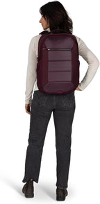 Osprey Ozone Laptop Backpack with Ventilated AirScape™ Backpanel - Lightweight Travel Backpack with 16” Laptop Sleeve - Carry-On Compatible Travel Bag for Men and Women, Moody Burgundy