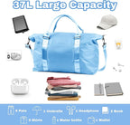 Weekender Duffel Bags for Women， Travel Totes Bag for Airplane Essentials, Overnight Bags for Women with Trolley Sleeve, Large Carry On Hospital Bag for Labor and Delivery, Sport, Gym