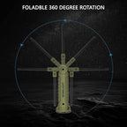 4 Pack Rechargeable LED Work Lights with Magnetic Base and 360° Rotation, 5 Modes for BBQ, Camping, Reading, and Car Repair