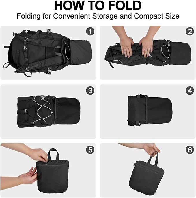 Seektop 20L Ultra Lightweight Waterproof Hiking Backpack Small Outdoor Foldable Day Pack for Women Men