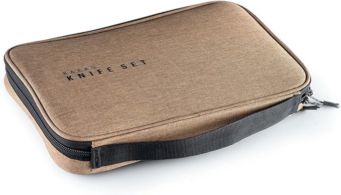 GSI Outdoors, Rakau Gourmet 3-Piece Camping Knife Set with Stainless Steel Blades and Waterproof Wood Handles, Perfect for Outdoor Cooking and Adventures