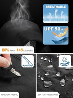 FREE SOLDIER Men's Outdoor Cargo Hiking Pants with Belt Lightweight Waterproof Quick Dry Tactical Pants Nylon Spandex