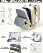 coofay Vacuum Backpack Travel with Pump Vacpack Travel Backpack with Vacuum System Mochila de Viaje Compresion al Vacio Easyvacpack Airbag Backpacks for Traveling Carry on Luggage