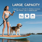 Inflatable Stand Up Paddle Board with SUP Accessories, Anti-Slip EVA Deck,10’ Family-Friendly Inflatable Paddle Boards for Adults & Youth of All Skill Levels