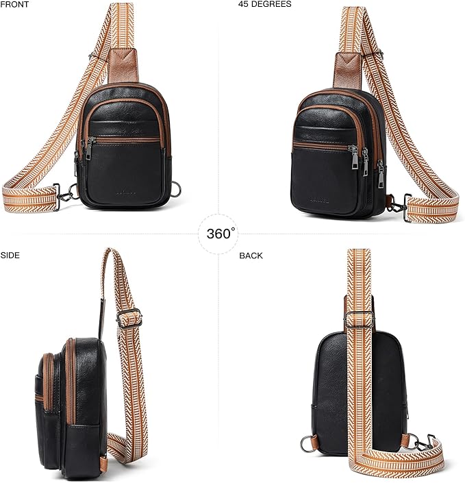 3L SMALL Sling Bag Fanny Packs For Women Men Mini Crossbody Chest Belt Travel Bag Purse Handbag Faux Leather Fashion Cute Light Grey