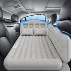 Car Air Mattress Bed: Inflatable Back Seat Air Mattress for Car, Thickened Camping Sleeping Pads with 2 Pillows & Air Pumps, Fits Sedan/Truck/SUV, Grey