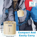 Portable Camping Light Camping Fan & Ultrasonic 3-in-1 Tent Lights USB Rechargeable 1200mAh Battery Outdoor LED Light & SOS Light ,with Hook Magnet Suitable for Indoor Outdoor Hiking (Khaki)