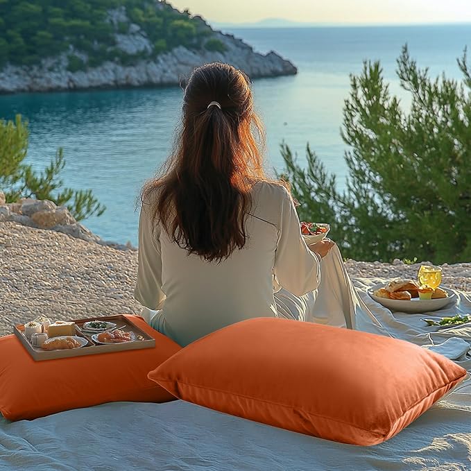 Small Shredded Gel Memory Foam Pillow，Adjustable for Contoured Support -Portable Ideal for Backpacking, Camping, Travel, Car, Airplane,Office Nap