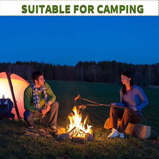 KAMaster 144 Pack Fire Starter Cubes - 35 Minutes Long Burning All Weather Firelighters, Waterproof & Windproof for Grill, BBQ, Fire Pit, Camping, Survival - Natural Wood Firelighters(Easy Ignite)