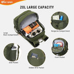 SKYSPER Small Hiking Backpack for Men Women 20L RFID Packable Daypack Ultralight Foldable Back Pack Lightweight Collapsible Travel Day Pack