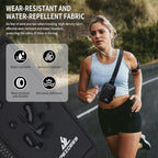 Peicees Small Crossbody Bag for Men Women Mini Sling Bag Travel Running Phone Daypack Cross Body Shoulder Bags with Keyholder