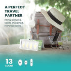 Hydrocolloid Gel Blister Bandages Pads - Promifun Waterproof Adhesive Blisters Bandages - Blister Pads for Heel, Foot, Toe, Feet - Gel Blister Chshions for Prevention & Recovery (13ct, Variety Pack)