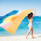 Beach Blanket, Waterproof Sandproof Beach Mat Lightweight Outdoor Picnic Blanket for Travel, Camping, Hiking