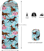 QOOMO Camping Sleeping Bags,3 Season Warm & Cool Weather,Lightweight,Waterproof Sleeping Bags for Adults & Kids,Traveling,and Outdoors,Camping Gear Equipment