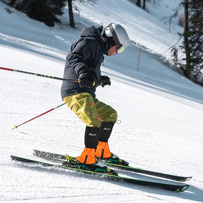 Waterproof Adjustable Leg Gaiters for Men and Women Snow Boot Gaiters for Hiking in Hunting Sand and Mud Mountain Climbing or Snowshoeing