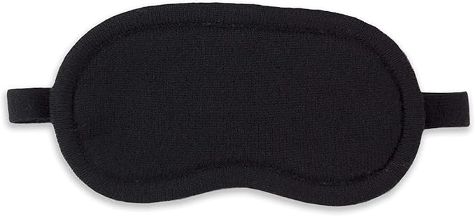 Jet&Bo 100% Pure Cashmere Eye Mask Black in Gift Box