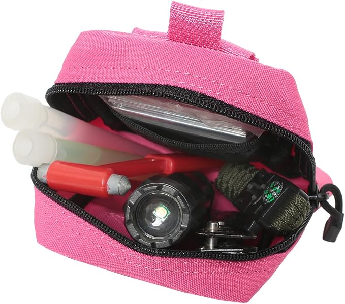 2 Pack Molle Pouches - Tactical Compact Water-Resistant EDC Pouch