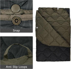 LOOGU Camo Blanket Waterproof Insulation Poncho Liner for Outdoor Camping, Hiking, Hunting, Survival, Backpacking, Picnicking