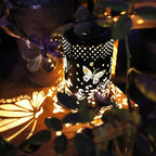Solar Lanterns Outdoor Waterproof Butterfly Garden Decor Gifts for Women Mom Grandma Hanging Solar Lights Metal Decoration Outside for Yard, Patio, Backyard, Porch
