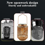 Hummingbird Solar Lanterns Outdoor Waterproof Garden Decor Birthday Gifts for Women Mom Grandma Metal Hanging Solar Lights for Yard Patio Backyard Lawn Porch Decorations,1Pcs