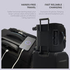 Verage Underseat Carry On Luggage with Wheels & USB Port,14 inch Wheeled Spinner Bag Carry-on Luggages for Airlines, Lightweight Suitcase Men Women, Pilots and Crew (14.5-Inch Plus Underseat Pro)