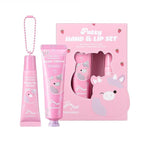 TONYMOLY x Squishmallows Patty the Cow 2-Piece Skincare & Beauty Gift Set – Strawberry Hand Cream & Strawberry Shortcake Lip Gloss – Cute Korean Skincare Gift
