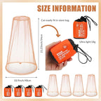 HESTYA 4 Pack Mosquito Bug Net Mesh for Head Mosquito Head Net Face Neck Fly Netting Hood from Insect Bugs Gnats for Outdoor