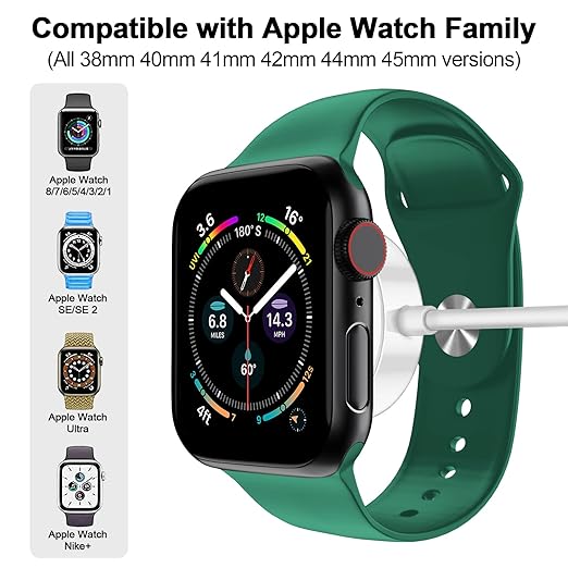 𝟐𝟎𝟐𝟔 𝐔𝐩𝐠𝐫𝐚𝐝𝐞𝐝 for Apple Watch Charger Magnetic Fast Charging Cable [Portable] Magnetic Wireless Charging Compatible with iWatch Series Ultra/10/9/8/7/6/SE/SE2/5/4/3/2-[3.3FT] White