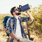 WATERSY Half Gallon Water Bottle Insulated(Cold for 48 Hrs),BPA Free&Leak Proof,64oz Stainless Steel Water Jug/Flask,Big thermo,Large Water Bottle with Handle for Gym,Hiking,Camping,Deep Blue