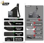 Anti Theft Crossbody Travel Bags for Women Men Cross Body Slim Sling Handbags with S Hook Antitheft