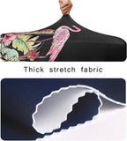 WUJIAONIAO Travel Luggage Cover Baggage Suitcase Cover Protector Skins 18-32 Inch (Flamingo A23, M (for 22-24 inch luggage))