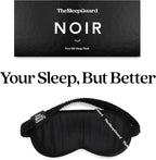 Pure Silk Sleep Mask [100% 6A Mulberry Silk, 22 Momme] Light Blocking Travel Essentials. Eye Masks for Sleeping. Black Oeko-Tex Blindfold. Eye Covers for Men & Women
