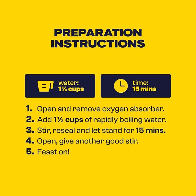 BIGHORN Mountain Food The Best Butter Chicken and Rice - premium freeze dried meals for backpacking food - dehydrated camping food for backpacking meals - ideal camping meals just add water - great taste - 2 servings
