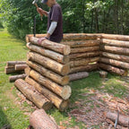 Rebar Stakes 16 Inch 20 Pack Heavy Duty Ground Anchors with Chisel Point End Long Straight Steel Tent Stakes 3/8" Thickness Metal Spikes Black Coated for Concrete Timber Camping Garden Plant