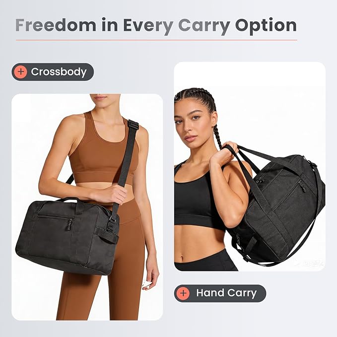 14 inch Small Gym Bag for Women & Men- Mini Duffel Bag Lightweight Carry On Bag Sports Bag for Travel,Sport,Workout-Sky Blue