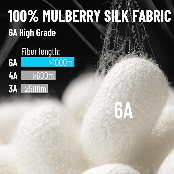 100% Mulberry Silk Sleep Mask, Large Eye Cover for Sleeping, Comfortable and Pressure-Free Sleeping Masks for Women Men, Completely Blackout (Peacock Blue)