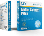 MQ 42ct Motion Sickness Patches Non Drowsy, Sea Sickness Patches for Cruise Travel Essentials, Waterproof Patch Behind Ear for Car Airplane Altitude Sickness, Long Last 72H