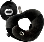 BCOZZY Neck Brace Pillow - Patented Relief for Neck Pain and Supportive Sleep-Soft, Washable, and Adjustable for Comfortable Resting. Black