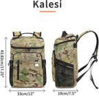 Kalesi Cooler Backpack 36 Cans Lightweight Insulated Backpack Cooler Leak-Proof Travel Camping Lunch Backpack Outdoor Cutlery Backpack for Men and Women