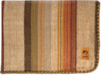 Alpaca Wool Blanket - Twin Size Bed Throw & Warm, Lightweight, Couch or Camp - Outdoor - 75 x 38 Inches (Brown)