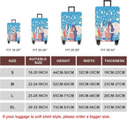 WUJIAONIAO Travel Luggage Cover Baggage Suitcase Cover Protector Skins 18-32 Inch (rainy season, L (for 25-28 inch luggage))